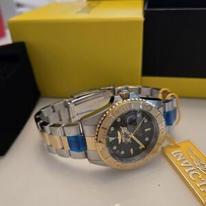 Invicta Pro Diver Men's Watch 43mm, Steel, Gold(29948)With Guarantee Certificate